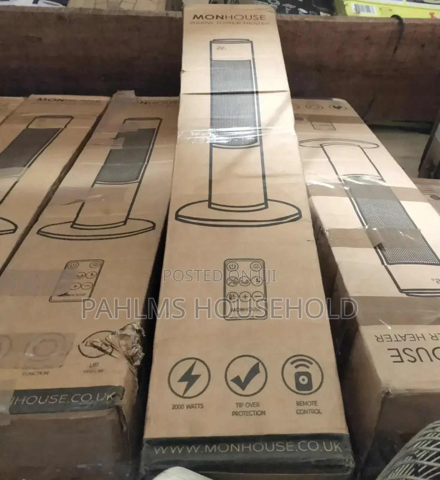 Oscillating 33" Tower Room Heater