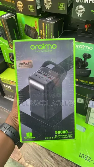 Oraimo Anifast Pd3.0 Qc3.0 4output Ports 50000mah Power Bank
