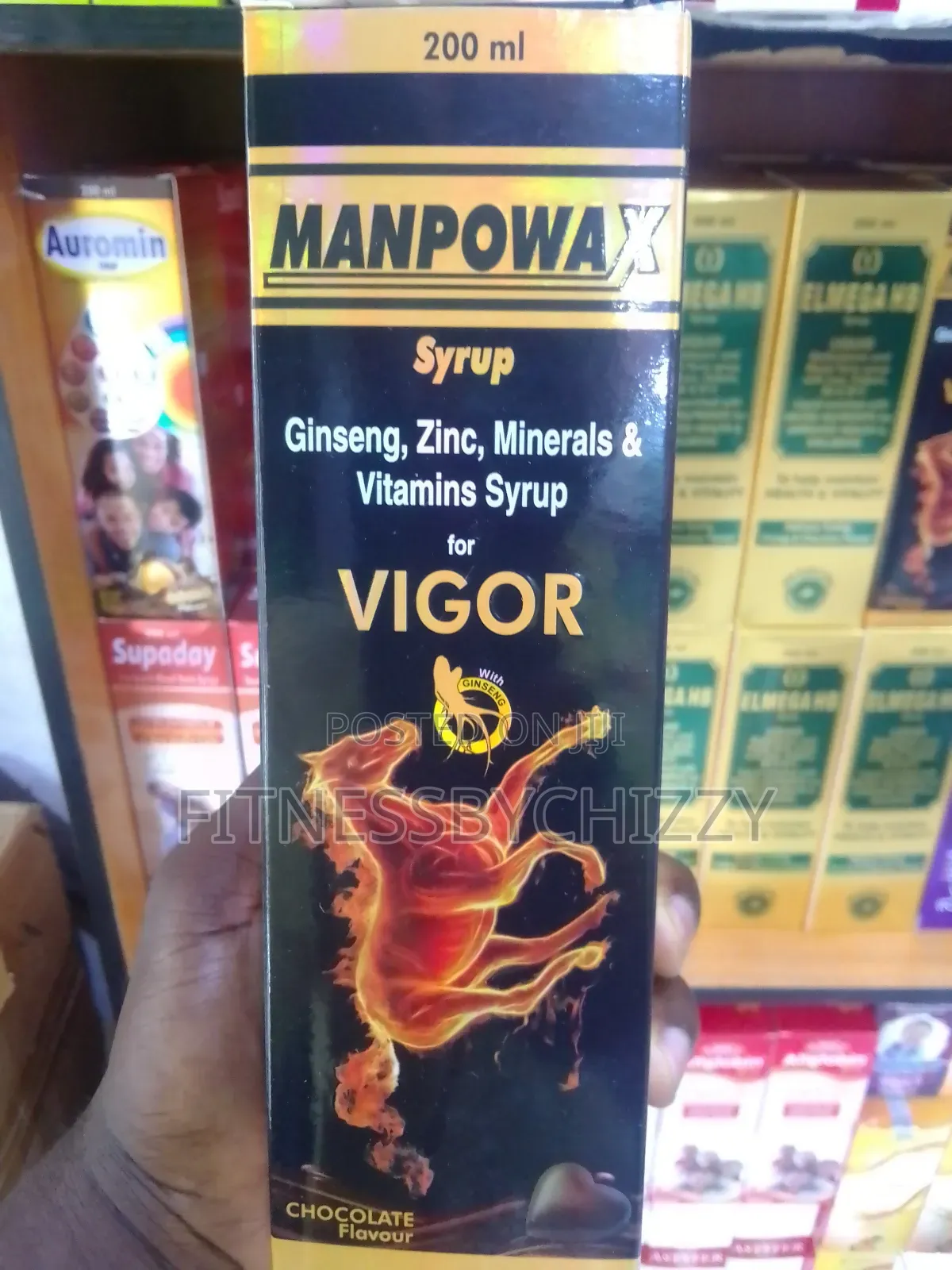 Vigor Chocolate Syrup Man Power X 200ml