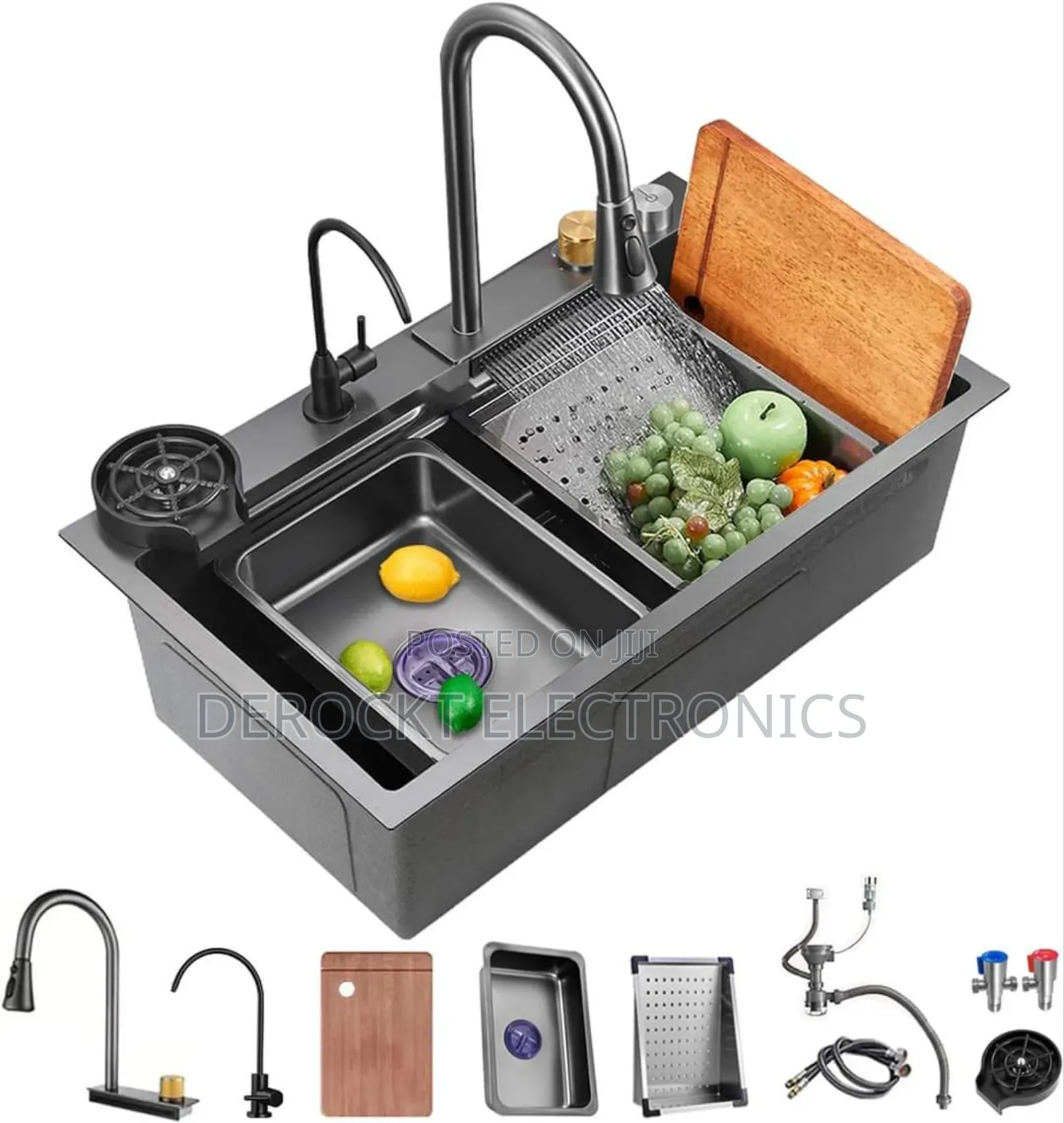 Kitchen Sink With Double Basins