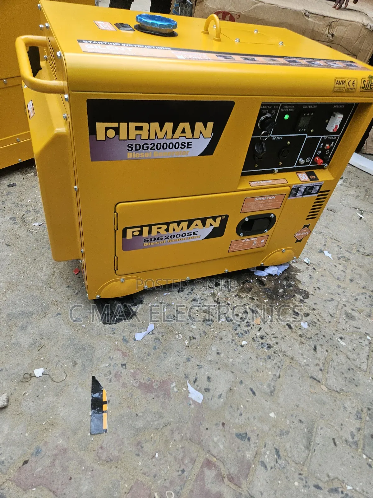 Firman 10kva Diesel Soundproof Generator Available