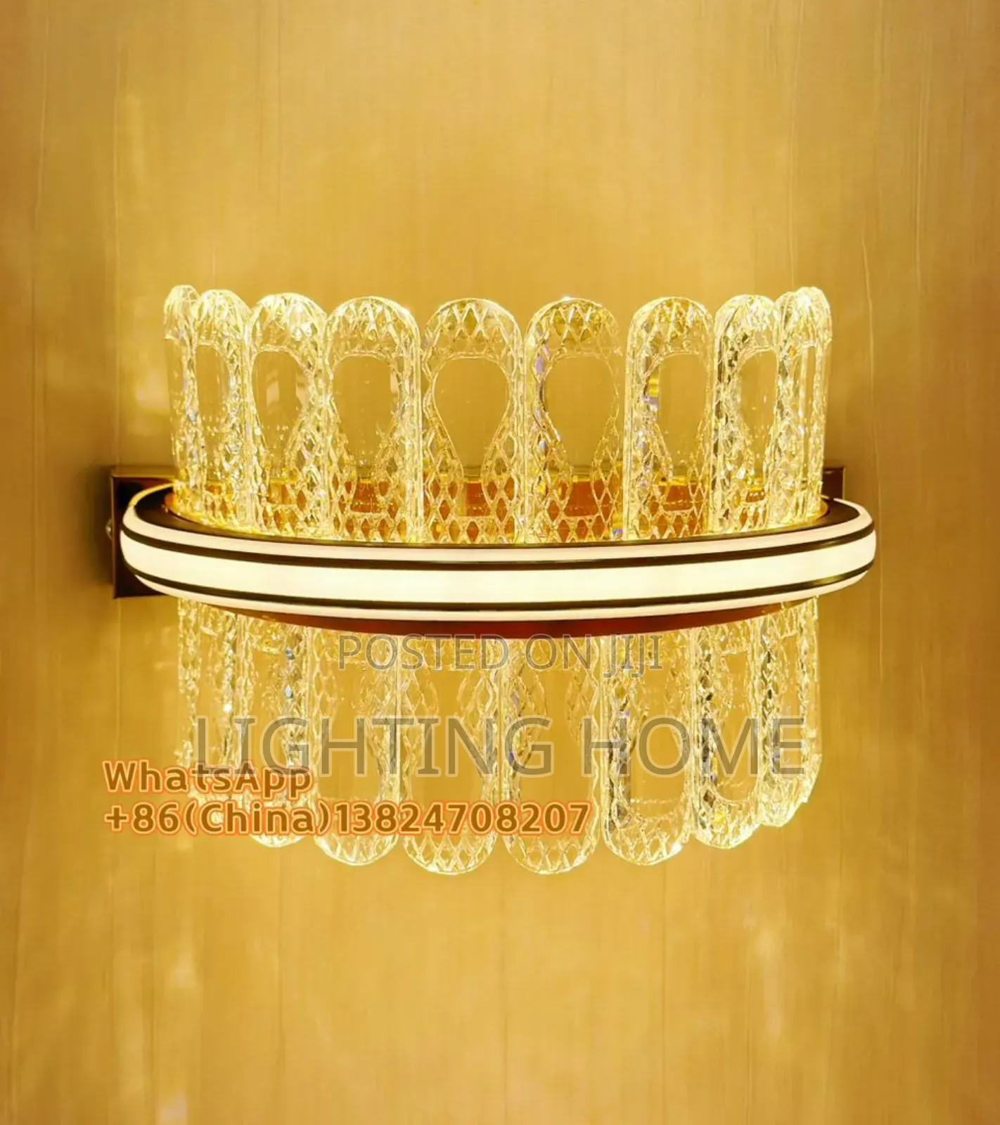 Led Crystal Wall Light