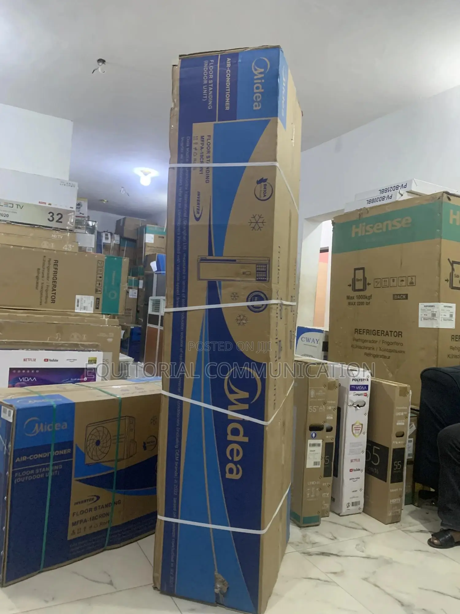 Midea Powercool – Elegant Efficient 2 Ton Inverter Floor Unit