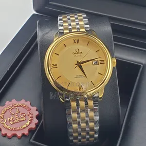Omega De Ville Inspired Replica Watch - Chain Strap, Open Back