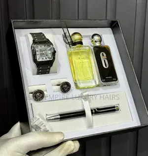 Male Set, Featuring: Original Cufflinks , Perfumes , Pen With Exact