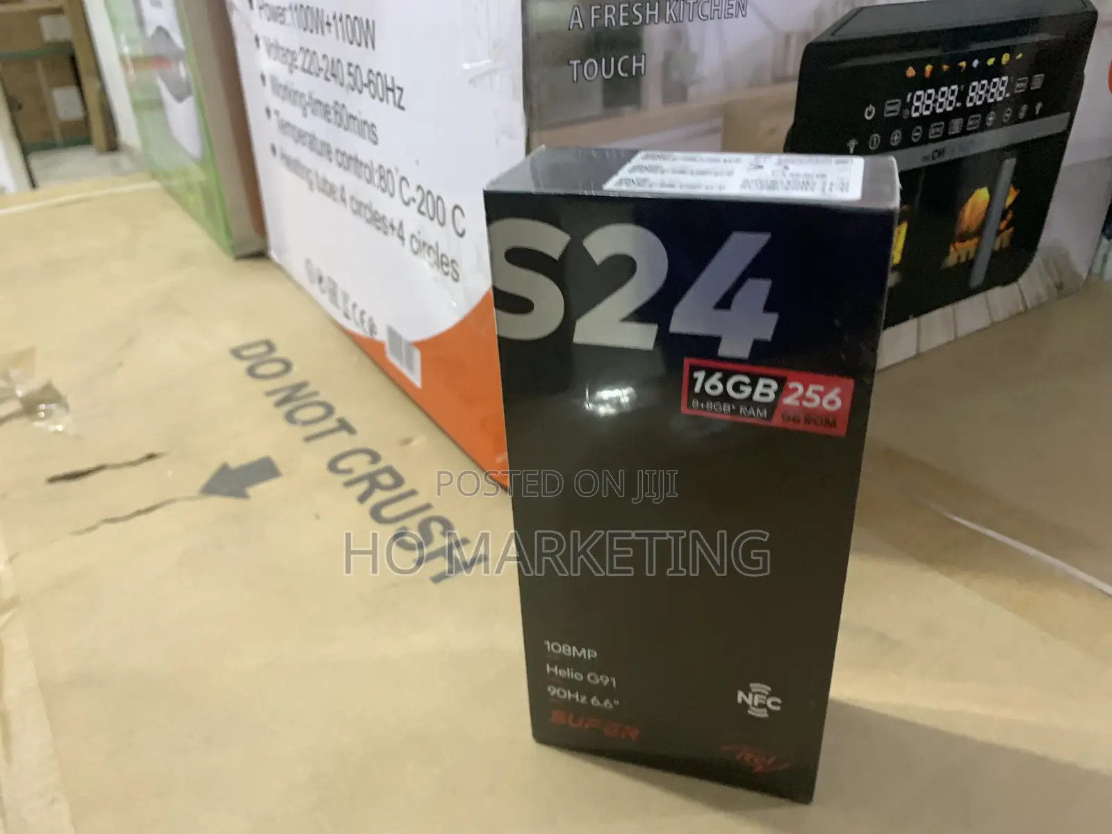 New Itel S24 256 GB Black