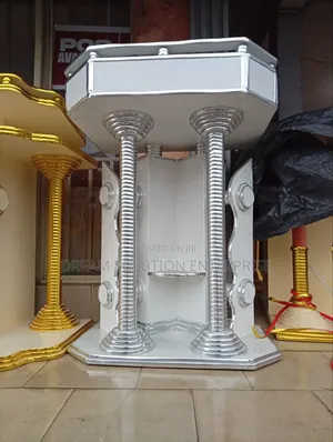White Church Pulpit for Service