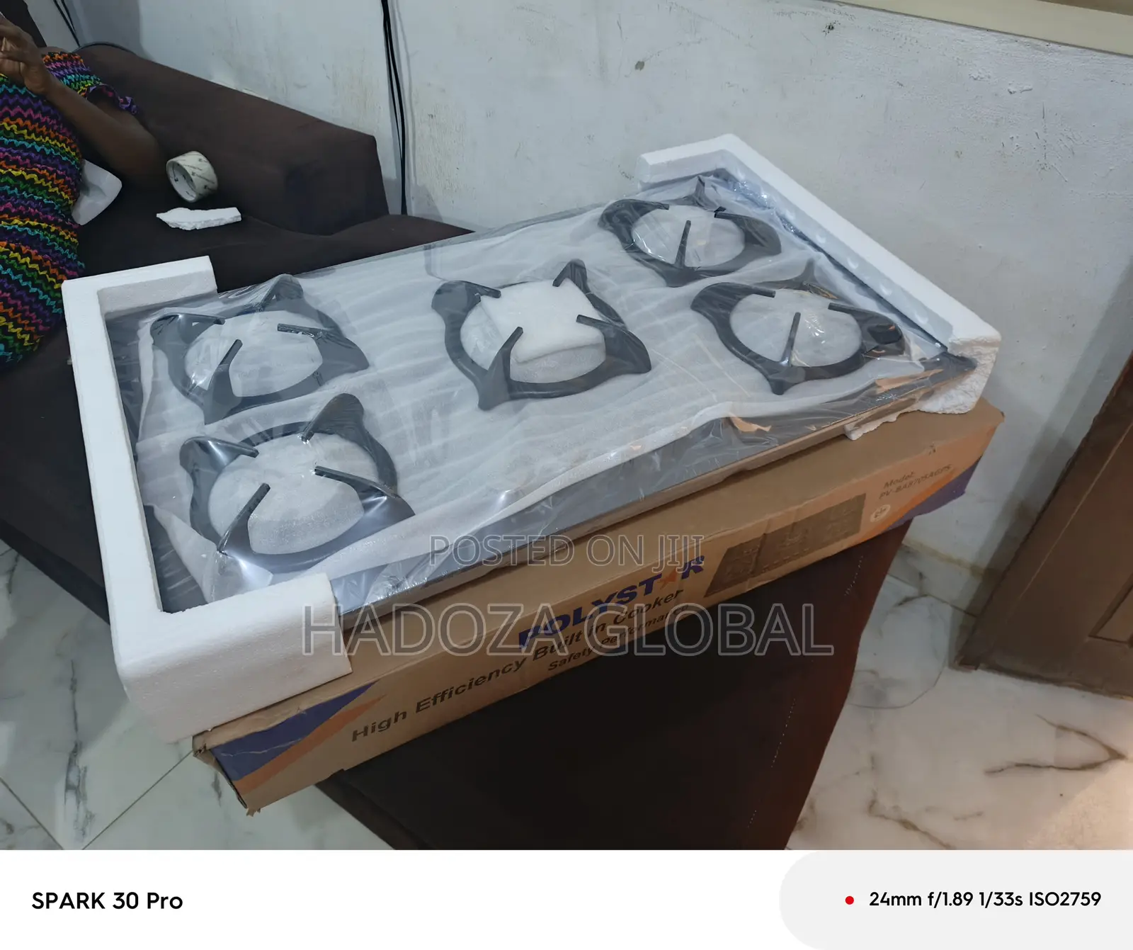 Luxury Kitchen Gas Hob – 5-burner Embedded Design