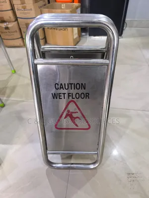 Stainless Caution Wet Floor