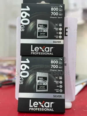 Lexar Professional 160gb Silver 800mbps Cfexpress Type a Card