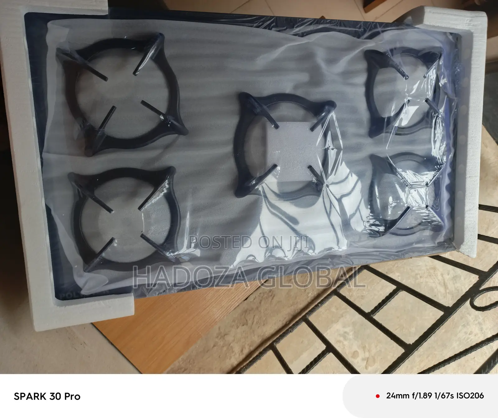 Flame Control Gas Hob – Inbuilt 5-burner Model