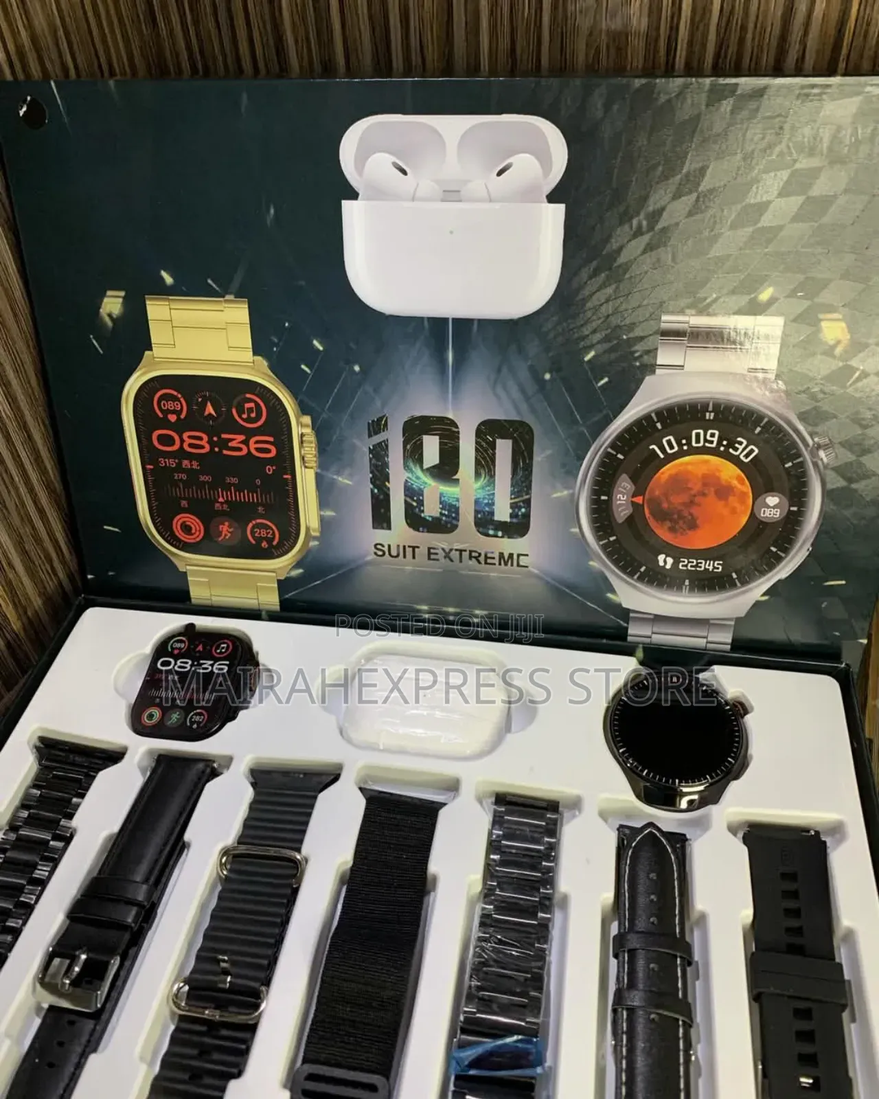 I80 Suit Extreme Max Combo Pack Premium Smart Watch