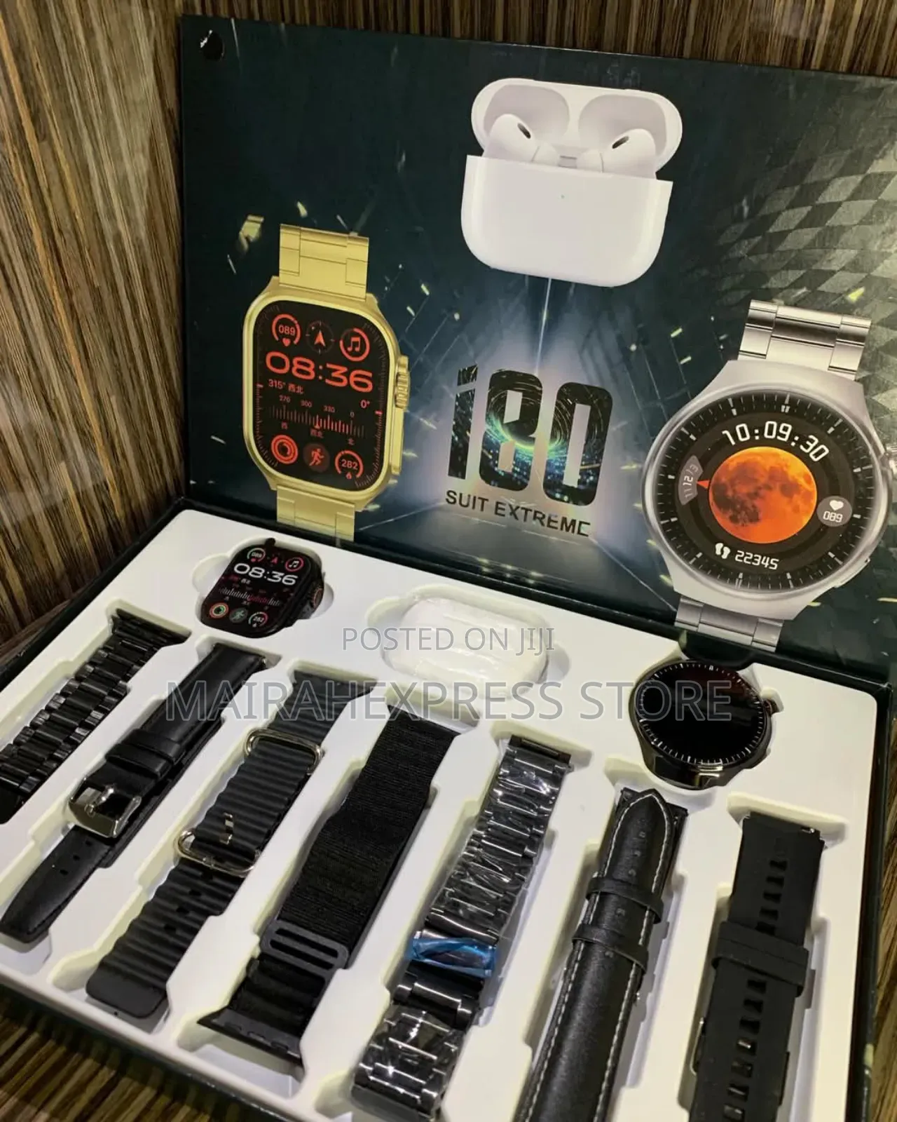 I80 Suit Extreme Max Combo Pack Premium Smart Watch