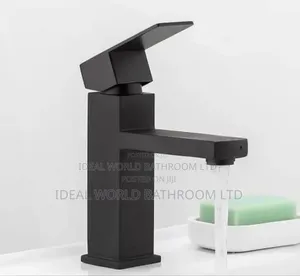 Square Basin Tap Black