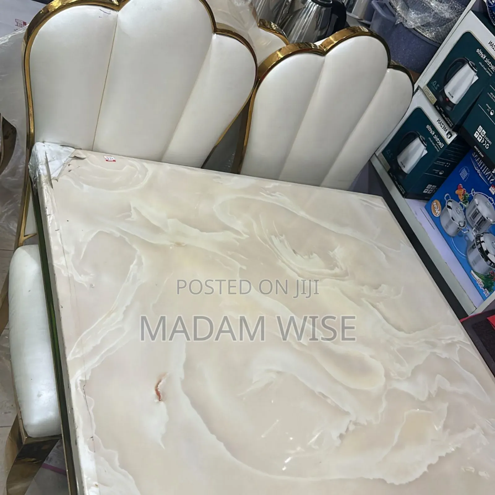 High Quality Dining Table Set (Marble)