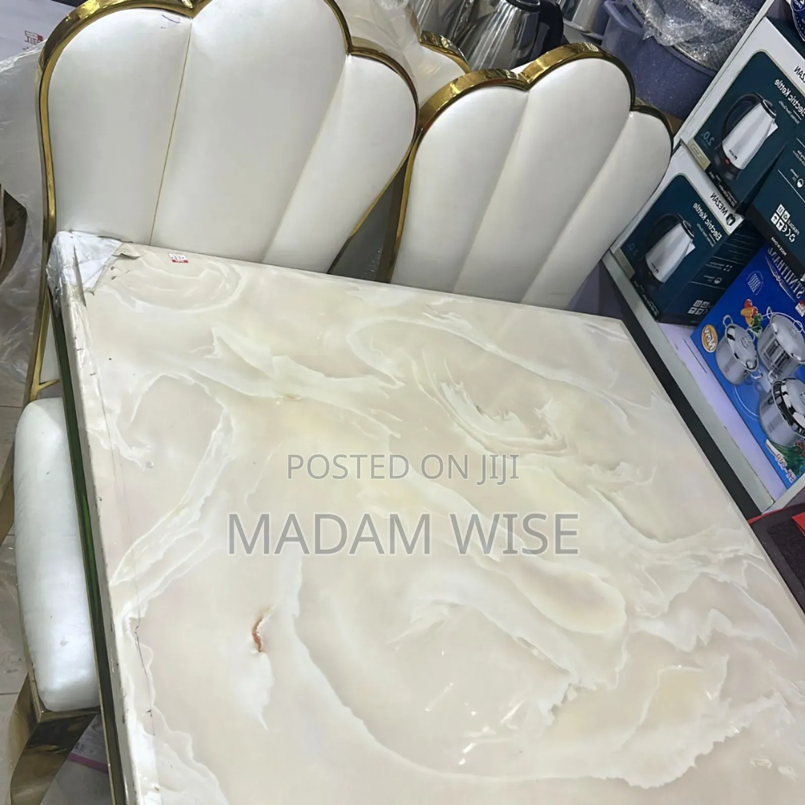 High Quality Dining Table Set (Marble)