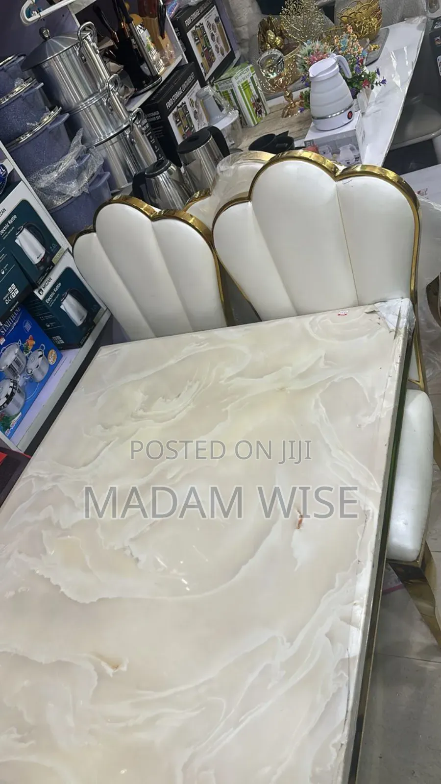 High Quality Dining Table Set (Marble)