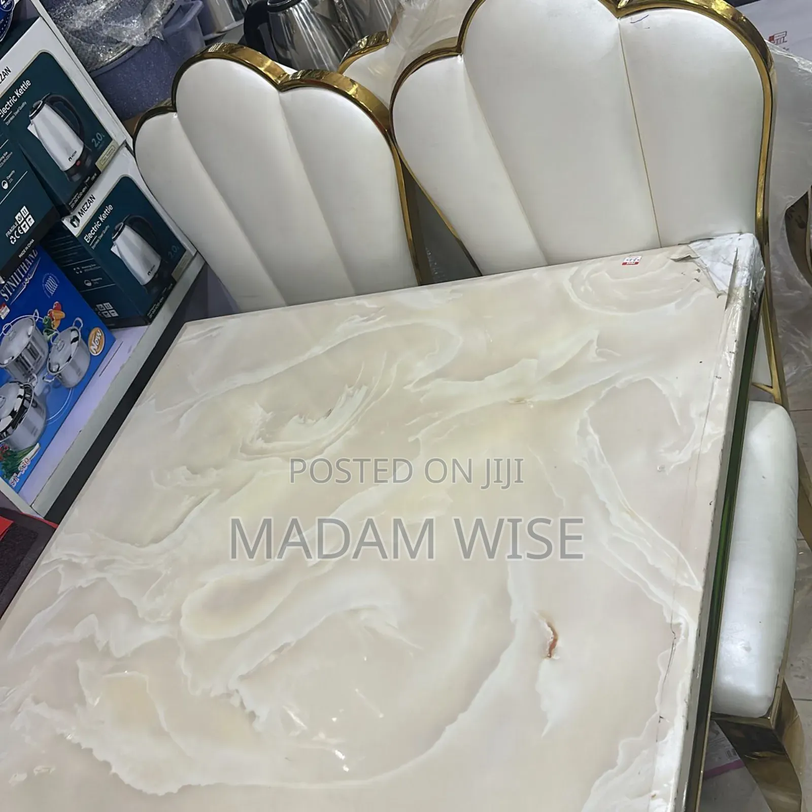 High Quality Dining Table Set (Marble)