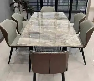 Luxury Marble Dining Set by 6.