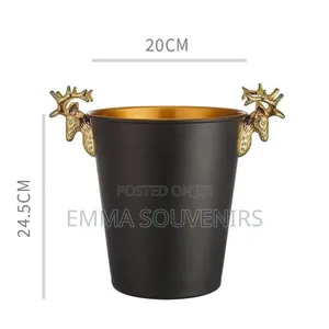 Black Wine Champagne Bucket