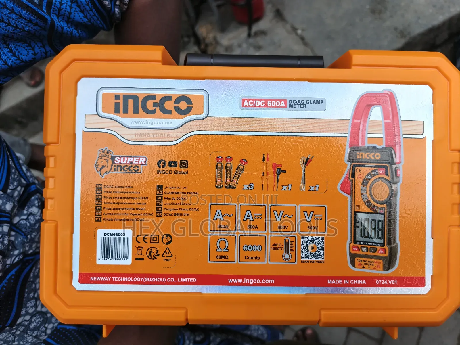 600amps Ingco Clamp Meter