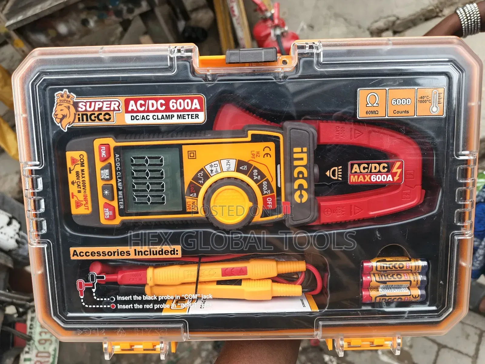 600amps Ingco Clamp Meter