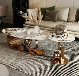 Marble Luxury Center Table With Side Stool