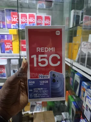 New Xiaomi Redmi 15C 4G 128 GB Black