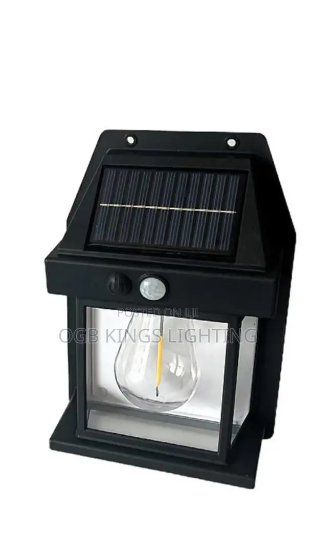 Solar Tungsten Wall Light Outdoor Motion Senser Modes Solar Induction