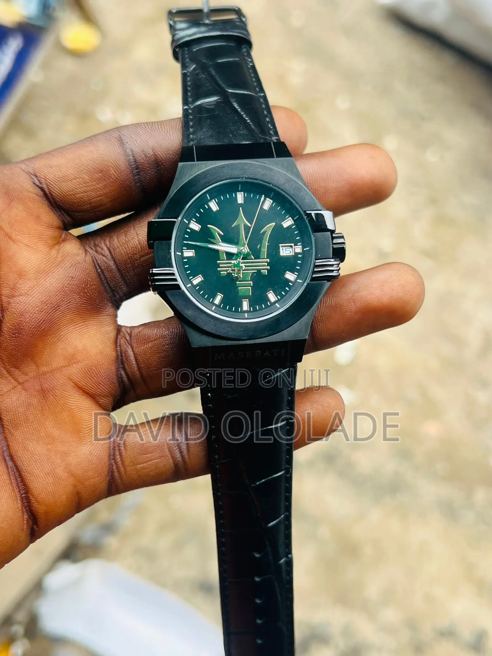 Maserati Leather Watch