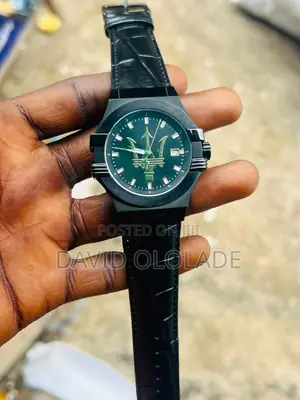 Maserati Leather Watch