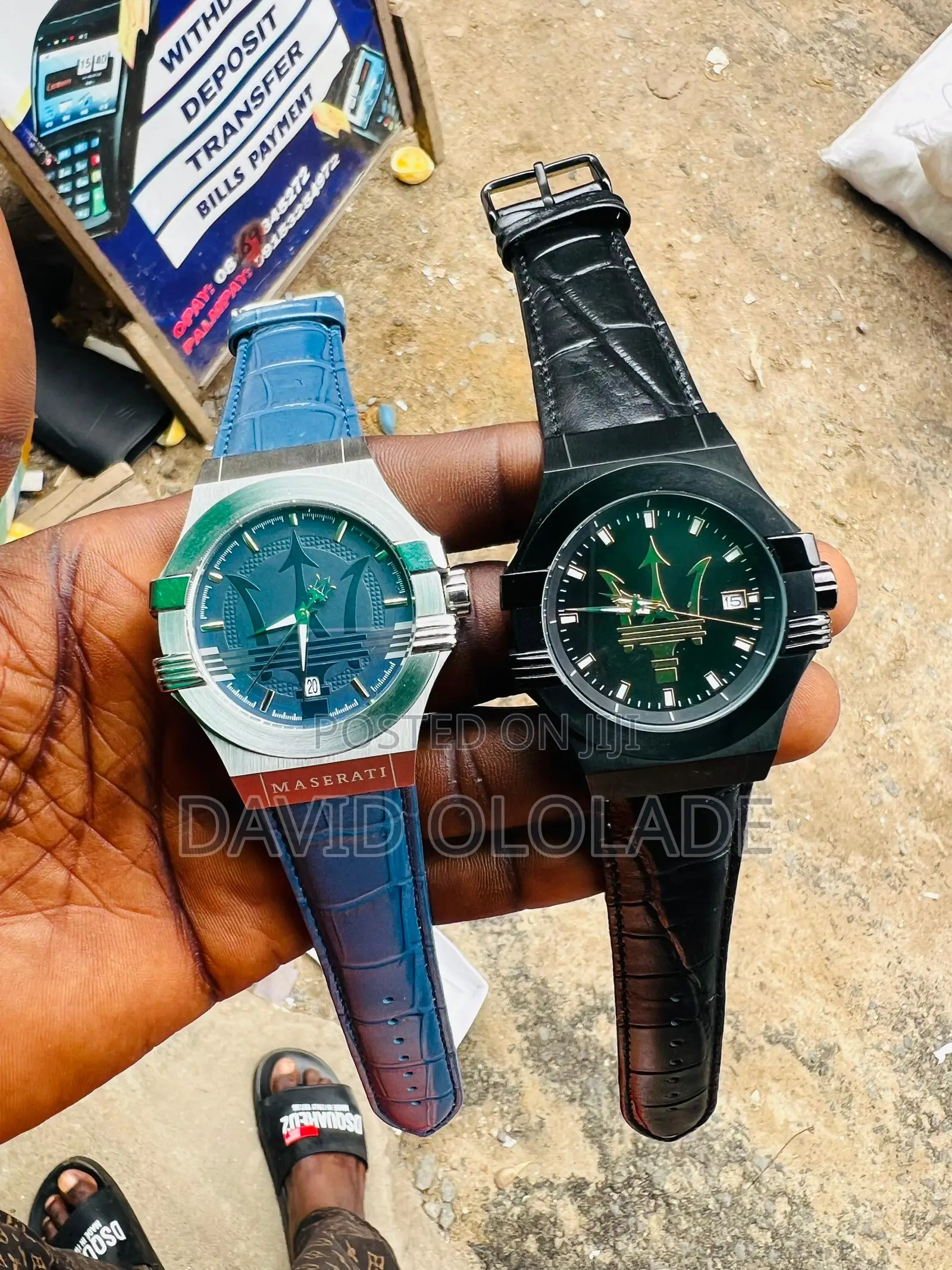 Maserati Leather Watch