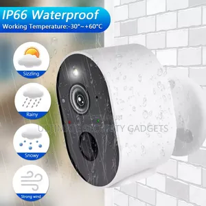 Wifi Tuya Smart Rechargeable Ip Waterproof Camera