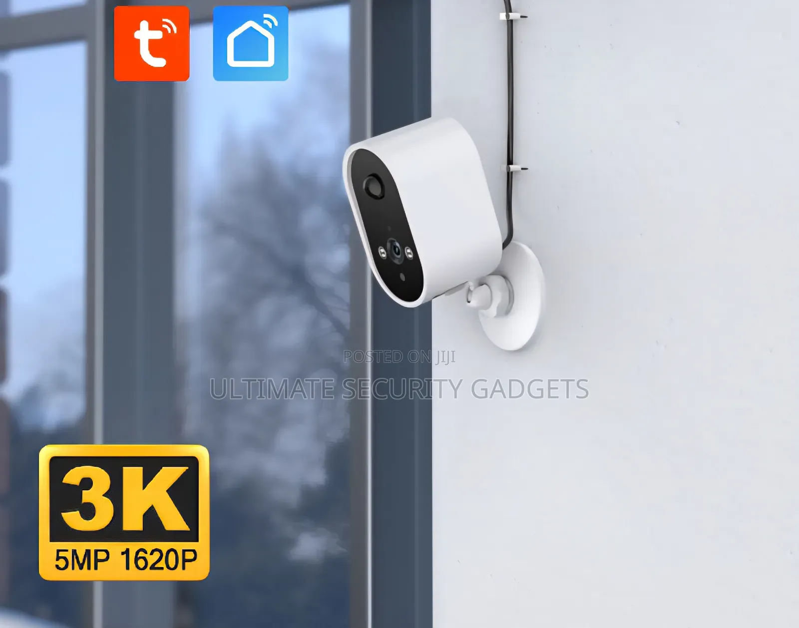 Wifi Tuya Smart Rechargeable Ip Waterproof Camera