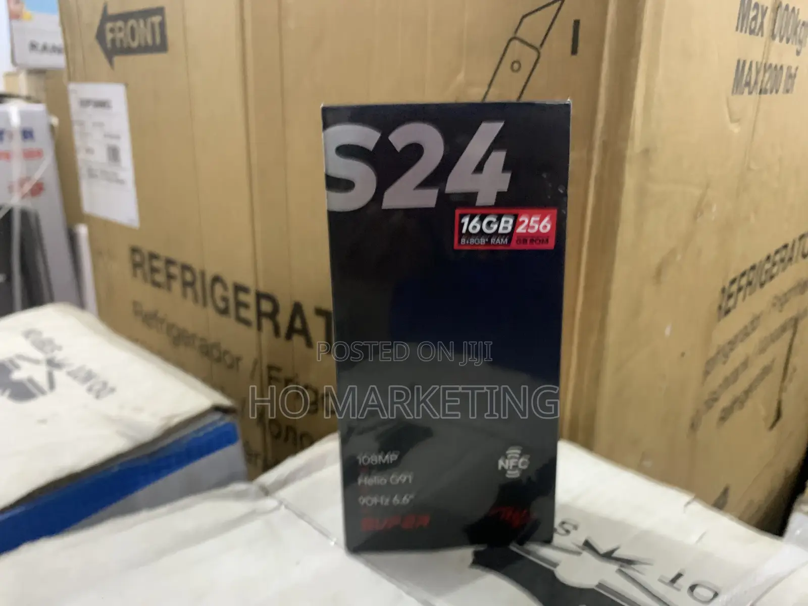 New Itel S24 256 GB Black