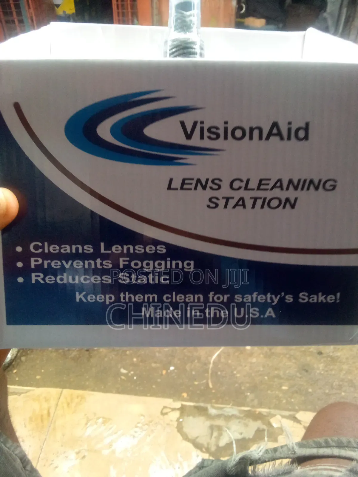 Vision Aid Lens Cleaning Station