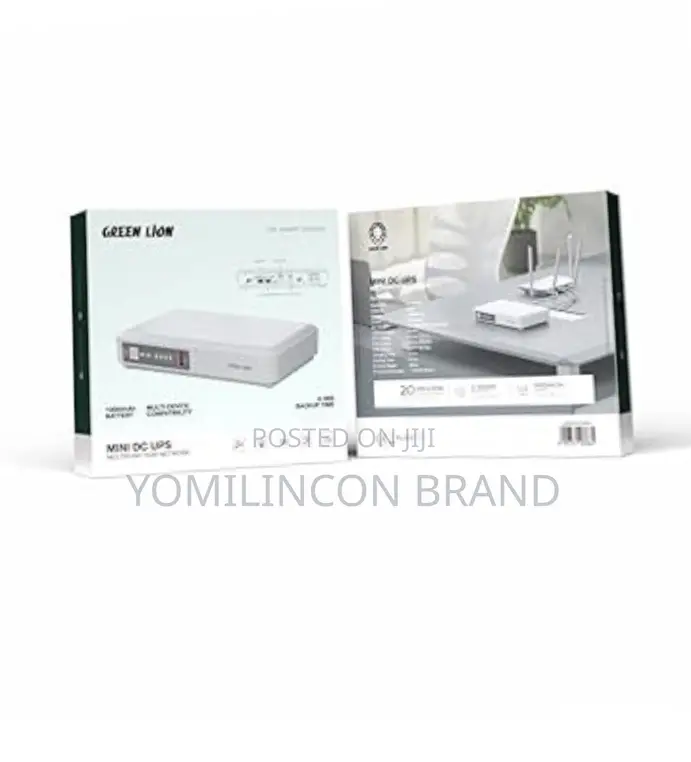 Green Lion Mini Dc Ups Multifunction Network - White