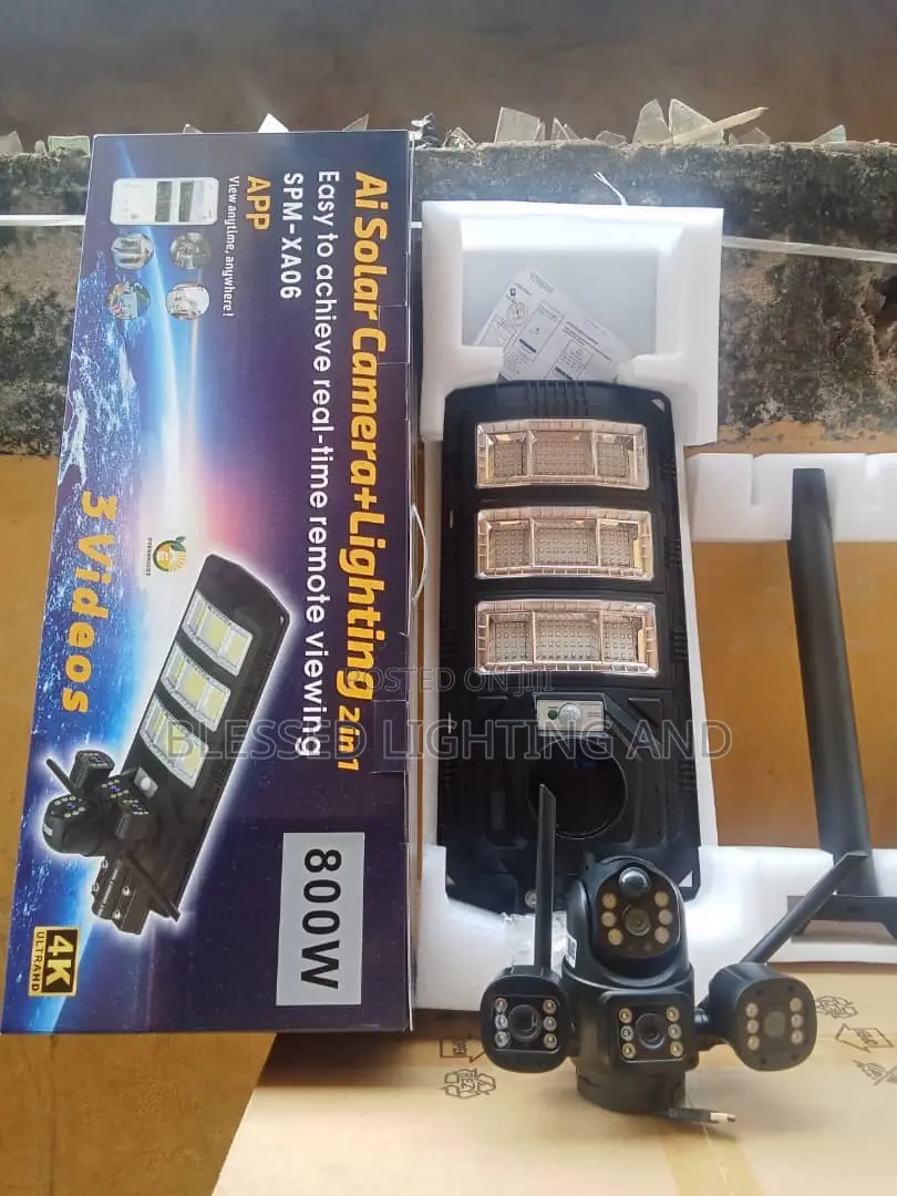 800watts Multiple 4g CCTV Camera Solar Powered Camera for Home, Proper