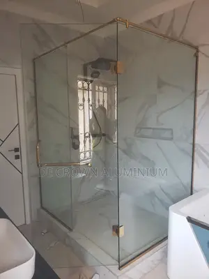 Glass Cubicle With Gold
