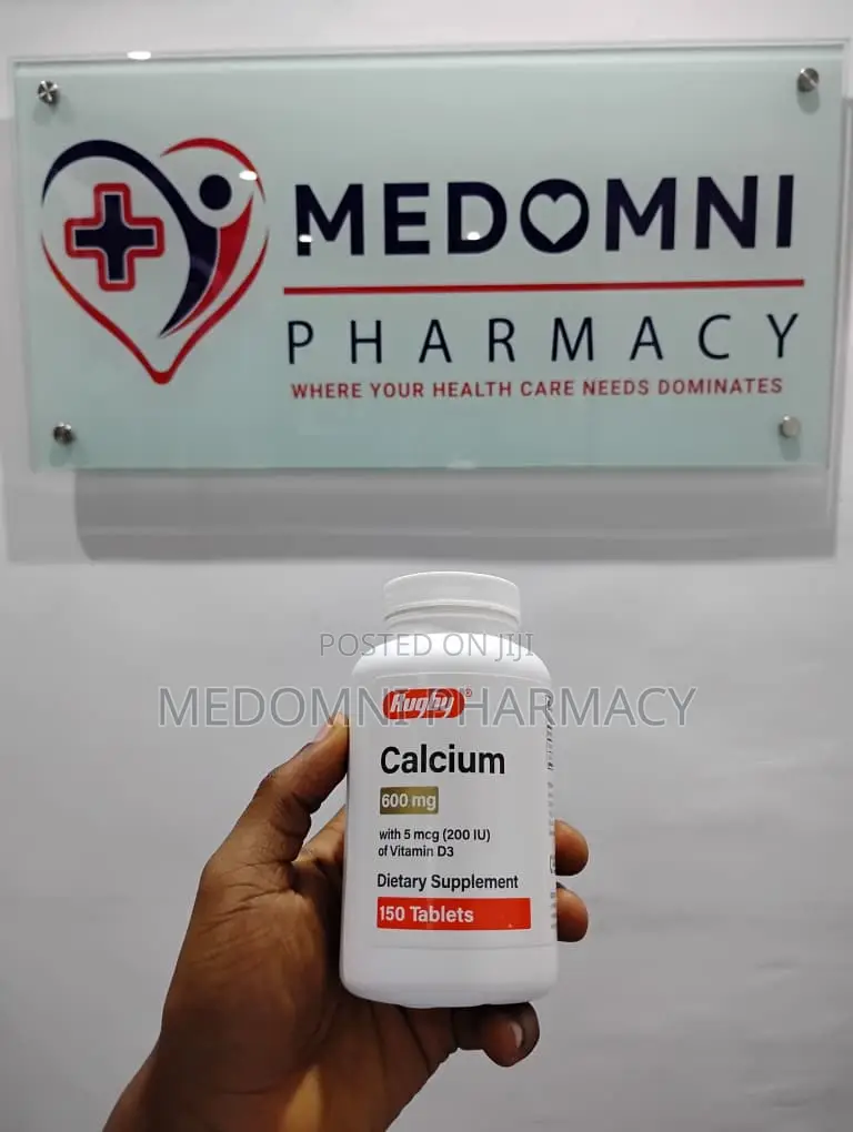 Rugby Calcium 600mg – Bone Teeth Support, 60 Tablets
