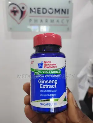 Ginseng Extract – Energy Vitality Support, 50 Capsules
