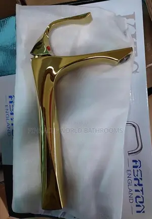 England Gold Long Basin Mixer (Hot Cold)