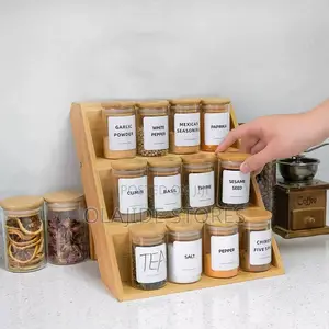 12pcs Spicey Jar With 3 Tier Stand