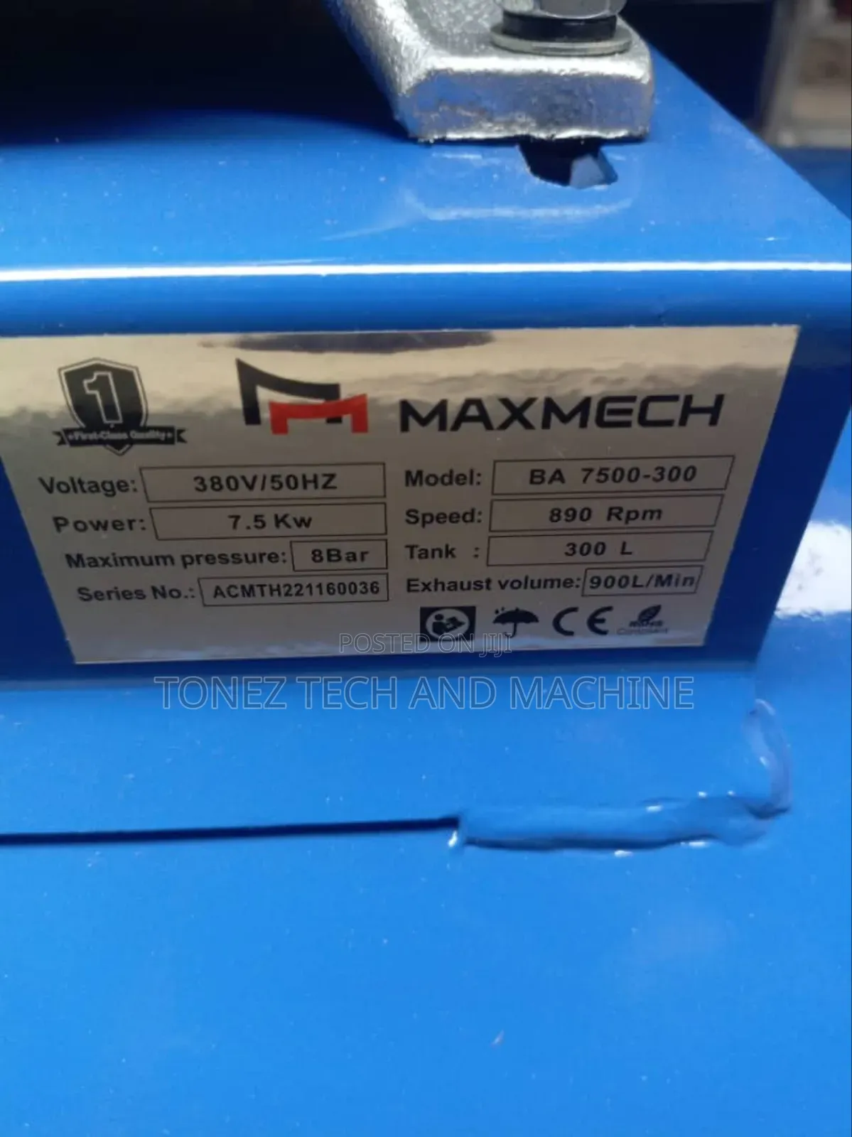 Maxmech 300liter 10bar Air Compressor