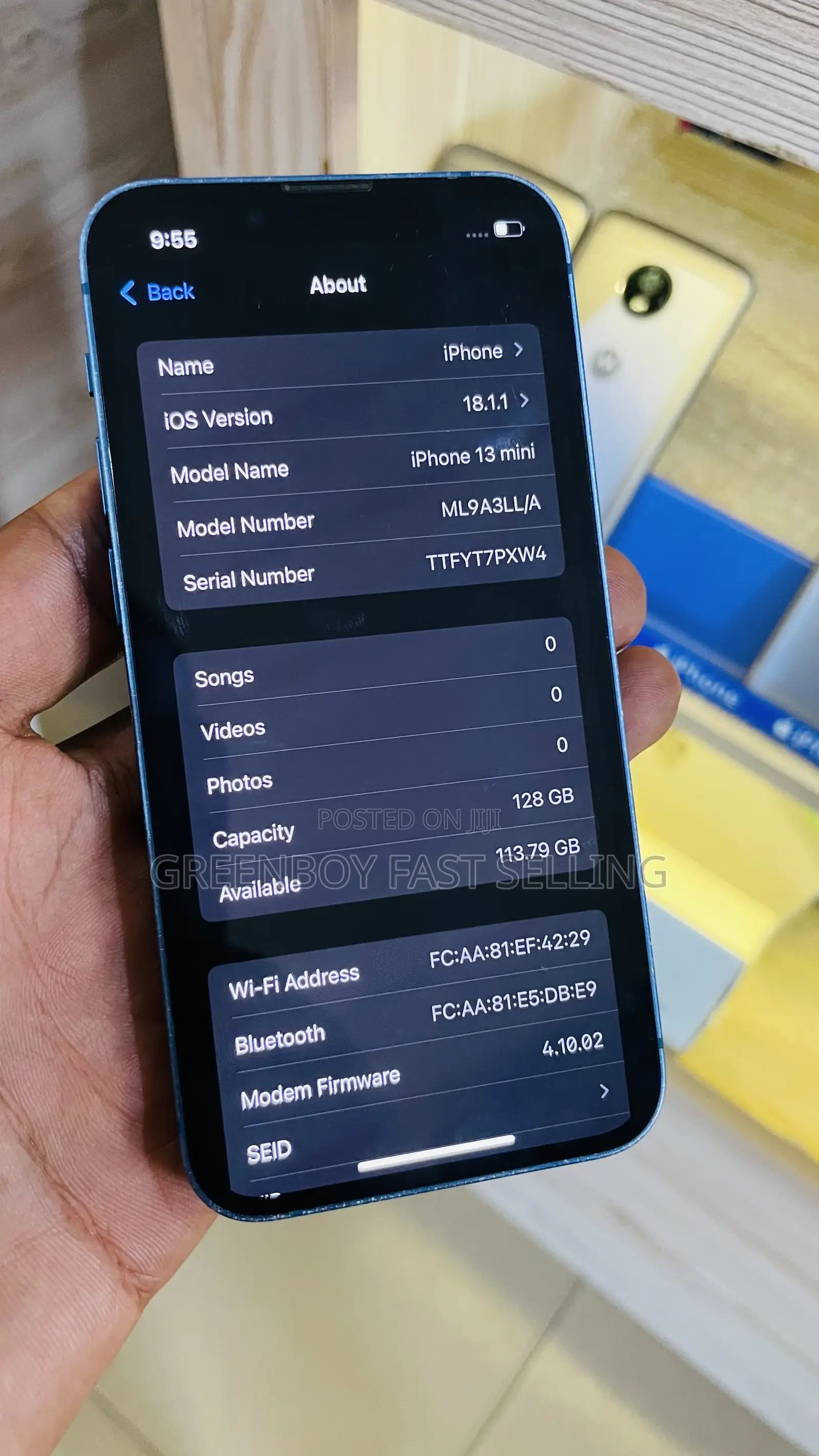 Apple iPhone 13 Mini 128 GB Blue
