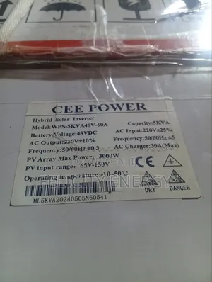 5kva 48v Cee Power Inverter (5years Warranty)