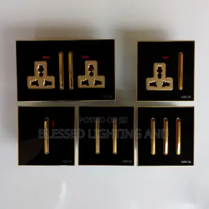 Copper Switches And Sockets Different Designs Available For Home/ Hote