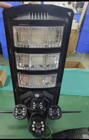 Solar Security Street Light With Triple Lens Camera – All in One