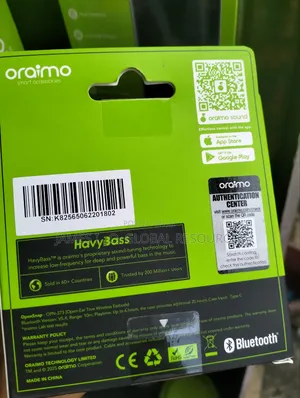 Oraimo Bluetooth Ear Buds, Open Snap