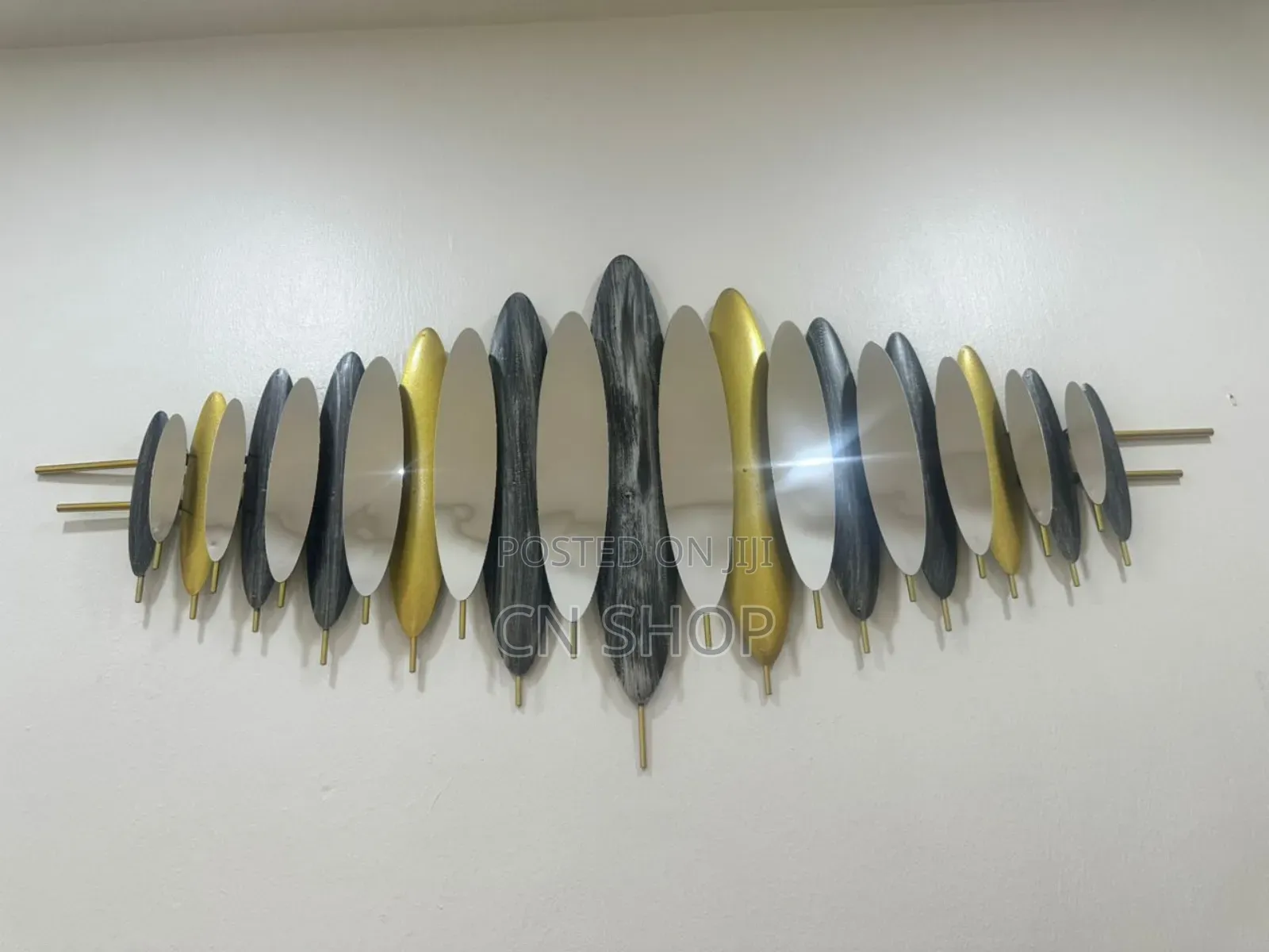 Modern Wave Mirror Wall Decor